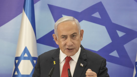 Israeli Prime Minister Benjamin Netanyahu.