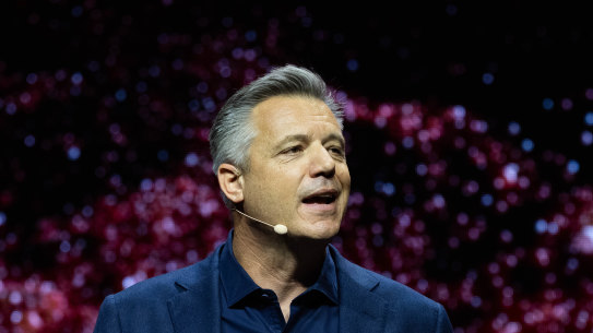 Seven West Media CEO James Warburton.