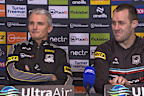 Ivan Cleary and Isaah Yeo speak to media.