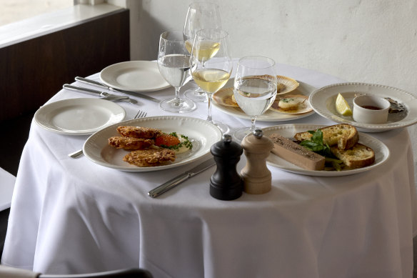 The elegance of Bistra’s dishes hearkens back to another time.