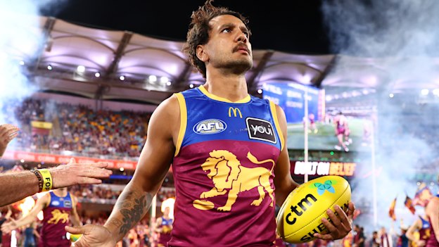 Callum Ah Chee of the Lions