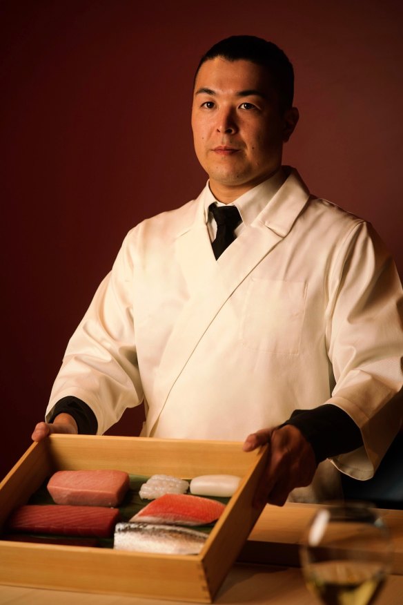 Sushi Room chef Shimpei Raikuni