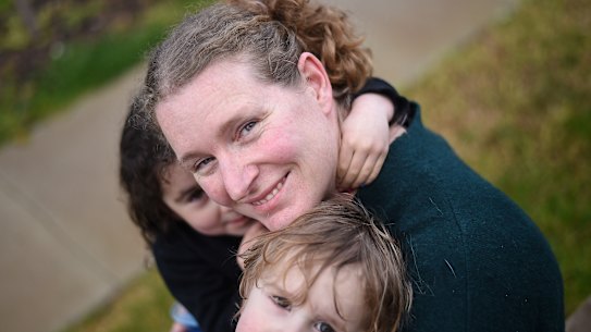 Childcare worker Amanda is concerned her steep drop in income may mean her family needs to sell its home.