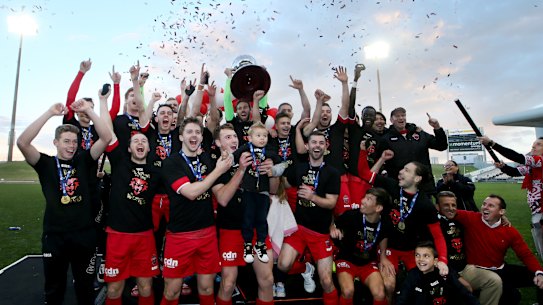 Wollongong Wolves won last year's NPL finals series and would be among the leading contenders to participate in a national second division.