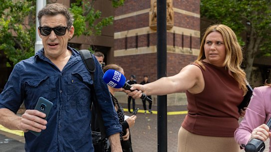 Gregory Williams Tait was confronted by media outside Parramatta Local Court after allegedly threatening to kill the Prime Minister just hours after the Bondi terror attack in December.