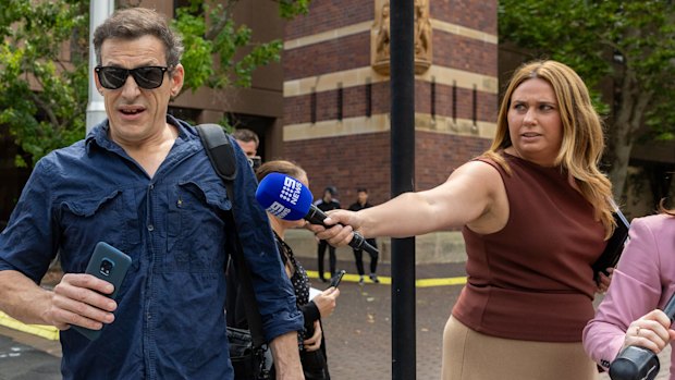 Gregory Williams Tait was confronted by media outside Parramatta Local Court after allegedly threatening to kill the Prime Minister just hours after the Bondi terror attack in December.