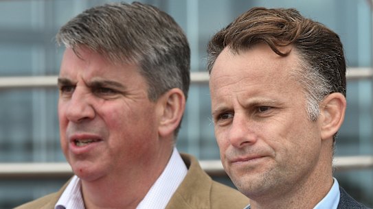 Josh Blanksby (right) is leaving the MRC.