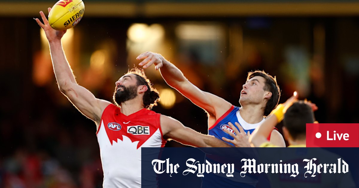 Sydney Swans vs Western Bulldogs LIVE: Swans lose McCartin in late change for Dogs clash; Rain falls at SCG