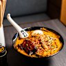 Kikanbo specialises in spicy, mouth-numbing bowls of ramen, with several spice levels to choose.