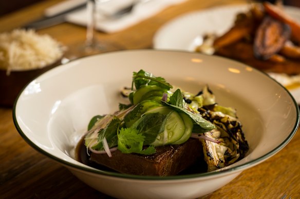 Gippsland grass-fed brisket with carrots.
