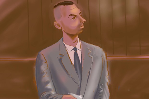 Beau lamarre condon in court.