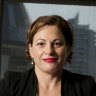 Jackie Trad in 2015, just weeks after she became deputy premier. 