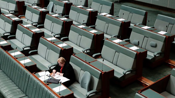 Liberal MP Ann Sudmalis in Parliament on Tuesday.