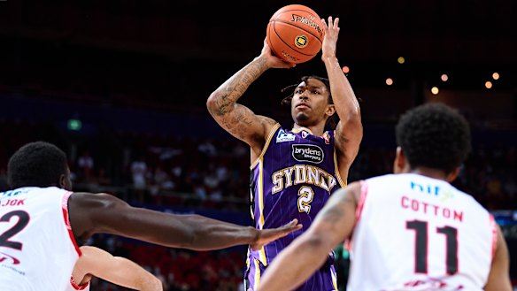Star guard Jaylen Adams has been named the NBL’s MVP.