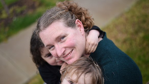 Early childhood worker Amanda MacGregor is concerned her steep drop in income may mean her family needs to sell its home.