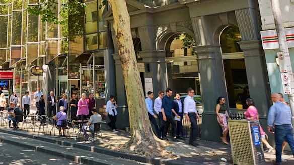 The Galbally & O’Bryan office at 259 William Street.