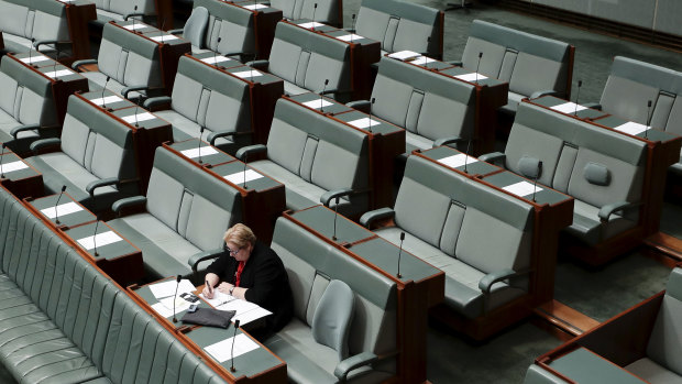 Liberal MP Ann Sudmalis in Parliament on Tuesday.