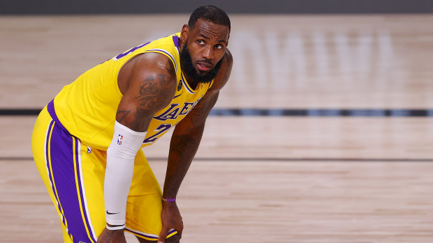 LeBron James joined the Lakers in deciding to boycott the NBA at a meeting in Orlando.