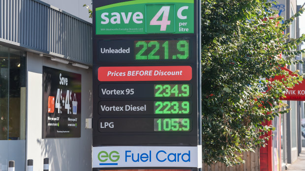 Petrol prices have reached record highs in Sydney and Melbourne.