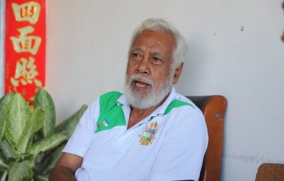 Xanana Gusmao is campaigning to return as prime minister in Timor-Leste.
