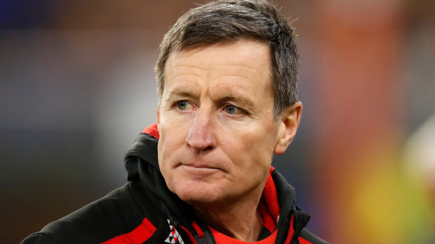 John Worsfold will handover the reins as Essendon coach at the end of this season.