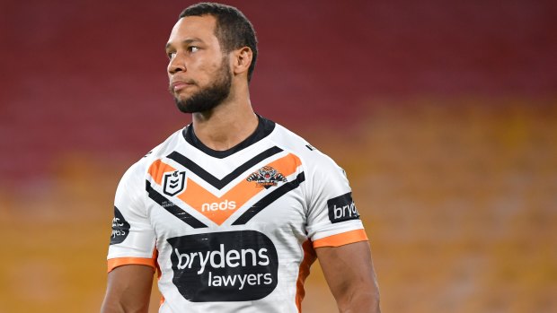Moses Mbye could be headed for the exit doors, attracting interest from the Gold Coast Titans.