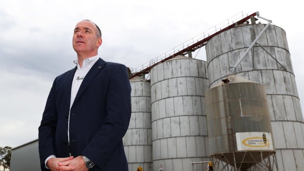 Andrew Thorburn at Croker Grain in Marrar near Wagga Wagga.