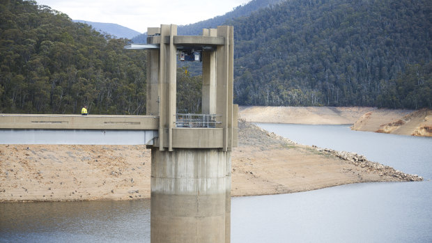 Corin Dam is currently at a third of its capacity.