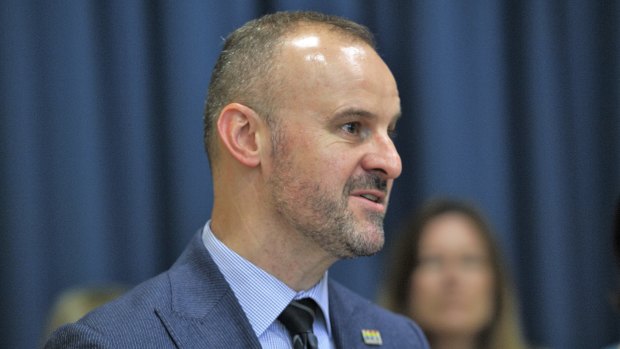 ACT Chief Minister Andrew Barr.