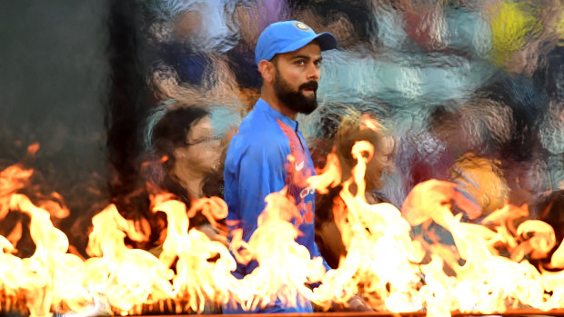Feeling the heat: Virat Kohli is under intense pressure to deliver India's first Test series win in Australia.