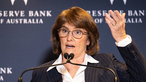 Reserve Bank Governor Michele Bullock.