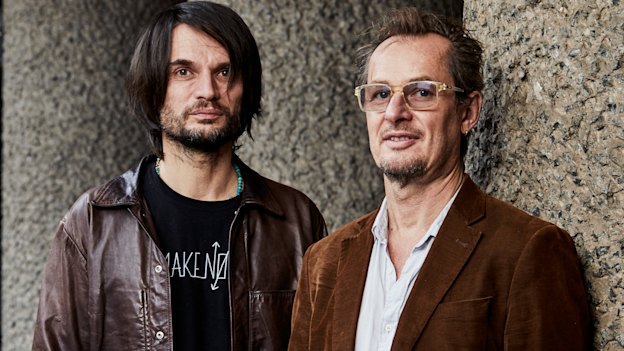 Richard Tognetti on Jonny Greenwood (left): "I do want Jonny to write more for the ACO, but he has a lot of planes on the runway and we are just one of them."