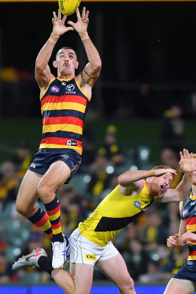 Taylor Walker, who has now kicked more goals than any other Crow.