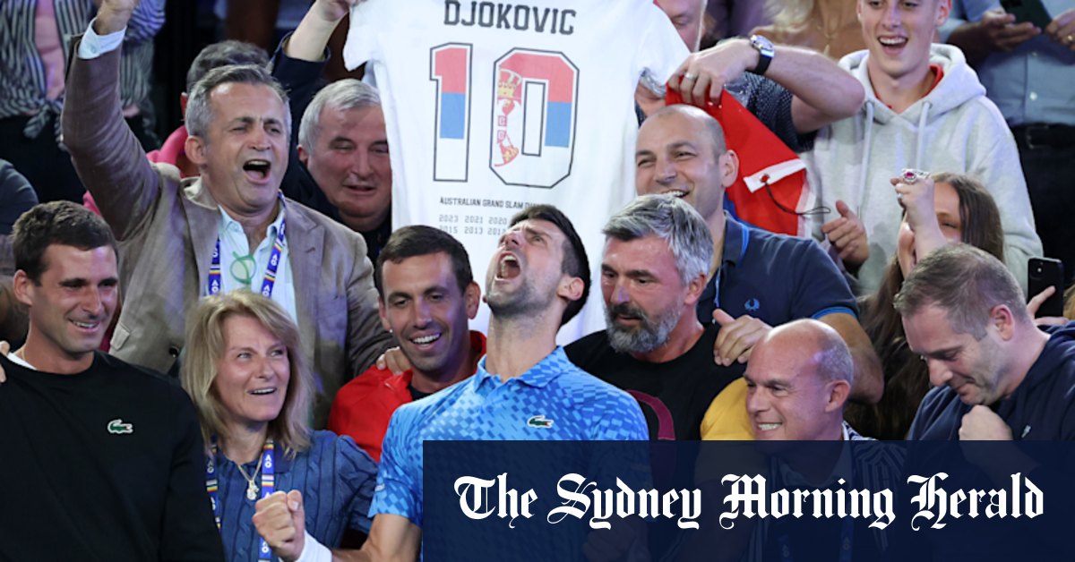 Australia Open 2023: The story behind champion Novak Djokovic's T-shirt and celebrating family - Vimarsana News
