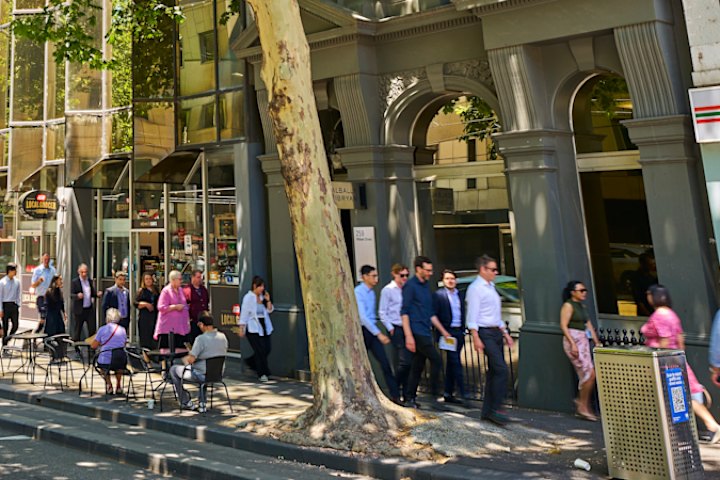 The Galbally & O’Bryan office at 259 William Street.