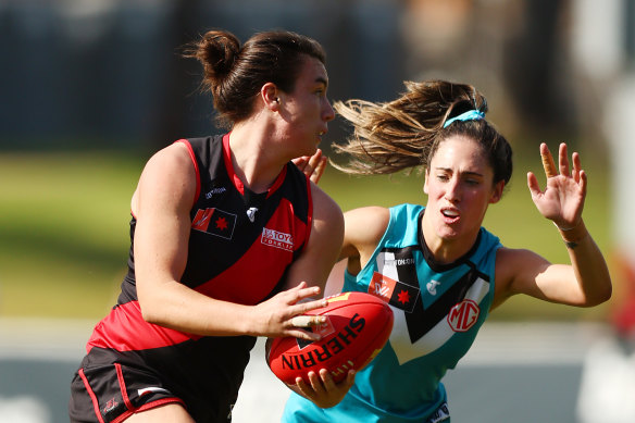 Bonnie Toogood had an instant impact for the Bombers.
