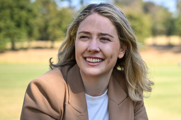 The Liberal candidate for Kooyong, Amelia Hamer.