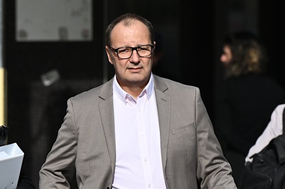 Mark Sheridan Waden arriving at the Supreme Court last week.