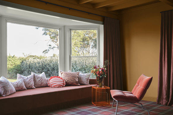 Palmer says it’s a misconception that dark colours make a space appear smaller.