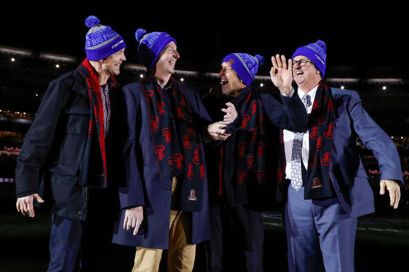 Terry, Neale, Chris and Anthony Daniher.