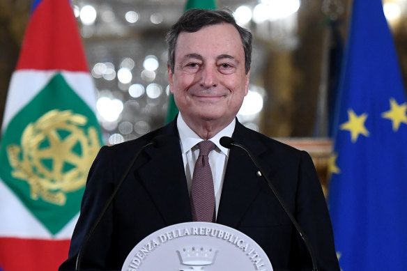 Super Mario: Mario Draghi, Italy’s Prime Minister-designate, has a big job ahead.