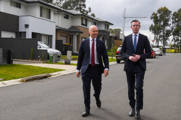 Treasurer Matt Kean made it clear that stamp duty reform is Premier Dominic Perrottet’s baby.