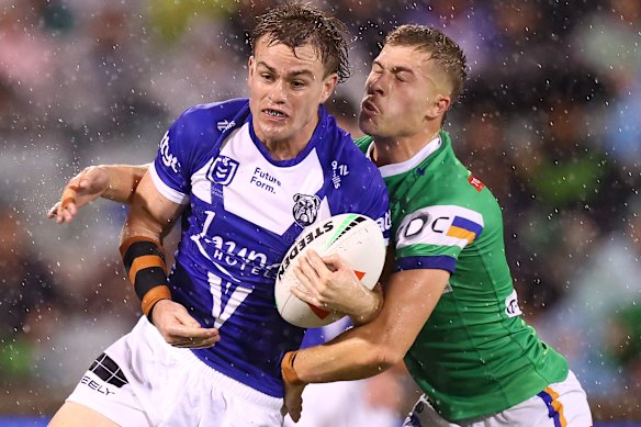 Lachlan Galvin not only won this match but plenty of admirers during a school visit the next day.