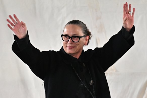 Australian fashion designer Lee Mathews.