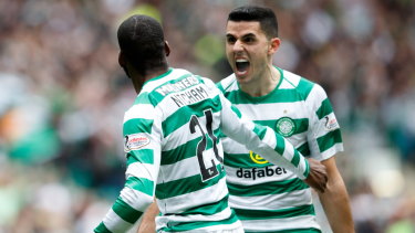 Wanted man: Tom Rogic is a transfer target of Southampton and Leicester.