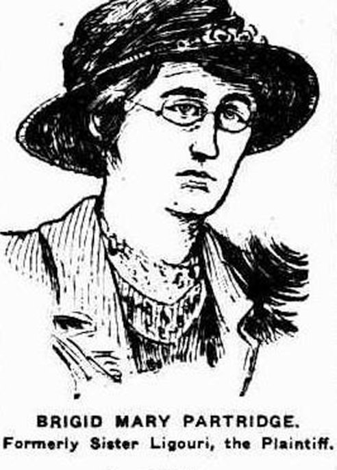 Brigid Partridge, aka Sister Liguori, aka the Escaped Nun.