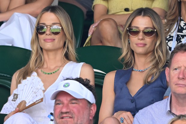 Lady Eliza Spencer and Lady Amelia Spencer on day two of the 2026 Wimbledon Tennis Championships at the All England Lawn Tennis and Croquet Club on June 30, 2026 in London, England.