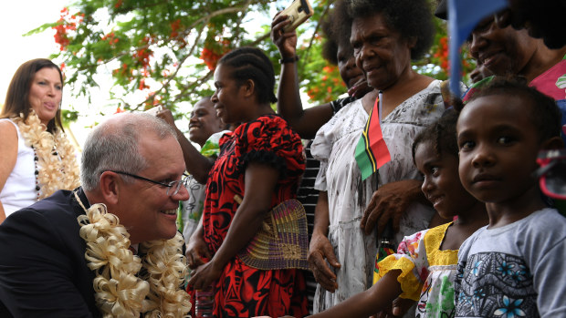 Scott Morrison in Vanuatu