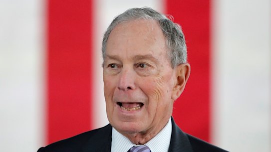 Democratic presidential candidate and former New York City Mayor Michael Bloomberg.