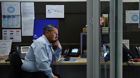 Lifeline has received an unprecedented rise in calls from distressed and lonely people during the COVID-19 pandemic. 